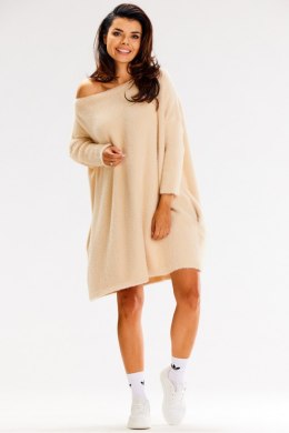 Sweter Damski Model A618 Beige - awama Awama