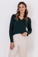 Sweter Damski Model SWE243 Green - MKM MKM Sweter Damski Model SWE243 Green - MKM MKM