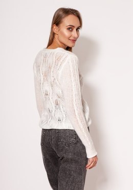Sweter Damski Model SWE267 Ecru - MKM MKM