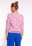 Sweter Damski Model SWE267 Pink - MKM MKM Sweter Damski Model SWE267 Pink - MKM MKM