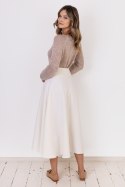 Sweter Damski Model SWE320 Beige - MKM MKM Sweter Damski Model SWE320 Beige - MKM MKM