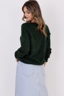 Sweter Damski Model SWE320 Dark Green - MKM MKM Sweter Damski Model SWE320 Dark Green - MKM MKM