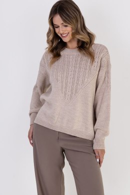 Sweter Damski Model SWE322 Beige - MKM MKM