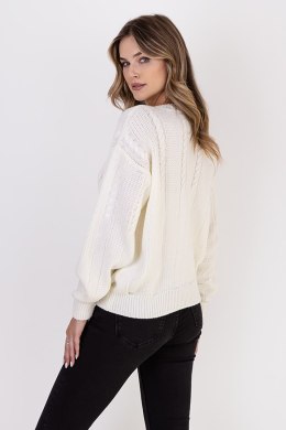 Sweter Damski Model SWE323 Ecru - MKM MKM