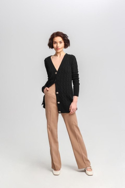 Sweter Damski Model SWE333 Black - MKM MKM Sweter Damski Model SWE333 Black - MKM MKM