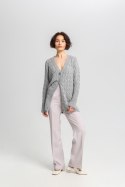 Sweter Damski Model SWE333 Grey - MKM MKM Sweter Damski Model SWE333 Grey - MKM MKM