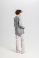 Sweter Damski Model SWE333 Grey - MKM MKM Sweter Damski Model SWE333 Grey - MKM MKM