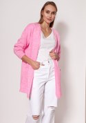 Sweter Kardigan Model PA013 Baby Pink - MKM MKM Sweter Kardigan Model PA013 Baby Pink - MKM MKM