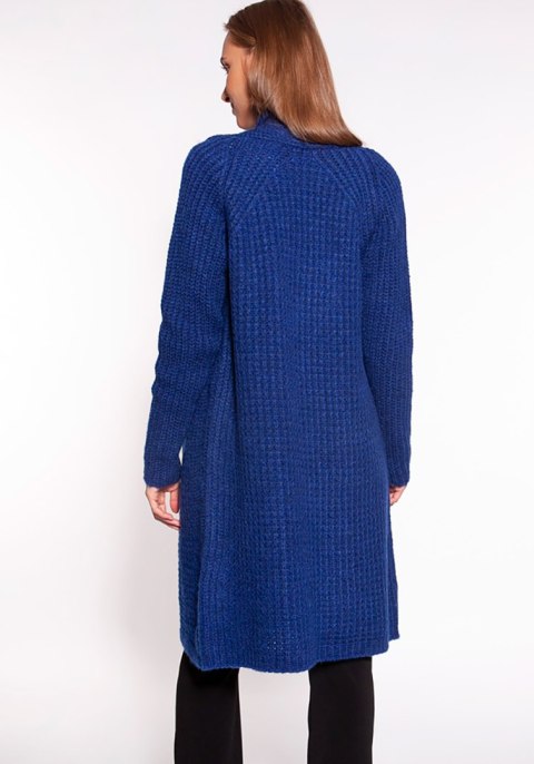 Sweter Kardigan Model PA015 Cobalt - MKM MKM Sweter Kardigan Model PA015 Cobalt - MKM MKM