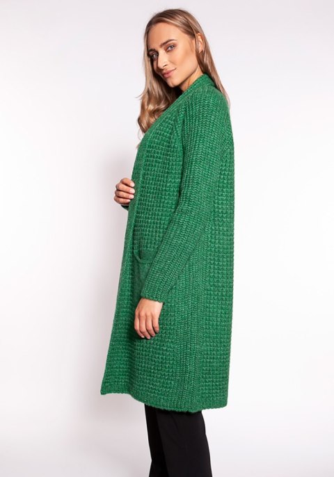 Sweter Kardigan Model PA015 Green - MKM MKM Sweter Kardigan Model PA015 Green - MKM MKM