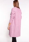 Sweter Kardigan Model PA015 Pink - MKM MKM Sweter Kardigan Model PA015 Pink - MKM MKM
