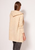 Sweter Kardigan Model PA018 Beige - MKM MKM Sweter Kardigan Model PA018 Beige - MKM MKM