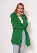 Sweter Kardigan Model PA018 Green - MKM MKM Sweter Kardigan Model PA018 Green - MKM MKM
