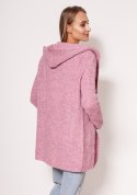 Sweter Kardigan Model PA018 Pink - MKM MKM Sweter Kardigan Model PA018 Pink - MKM MKM