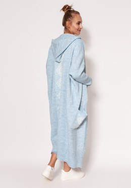 Sweter Kardigan Model PA020 Błękit - MKM MKM