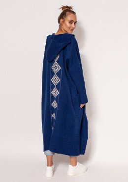 Sweter Kardigan Model PA020 Cobalt - MKM MKM