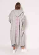 Sweter Kardigan Model PA020 Light Grey - MKM MKM Sweter Kardigan Model PA020 Light Grey - MKM MKM