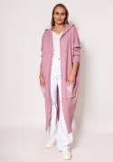 Sweter Kardigan Model PA020 Pink - MKM MKM Sweter Kardigan Model PA020 Pink - MKM MKM
