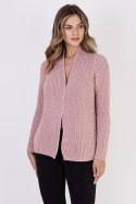 Sweter Kardigan Model SWE120 Powder Pink - MKM MKM Sweter Kardigan Model SWE120 Powder Pink - MKM MKM