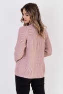 Sweter Kardigan Model SWE120 Powder Pink - MKM MKM Sweter Kardigan Model SWE120 Powder Pink - MKM MKM