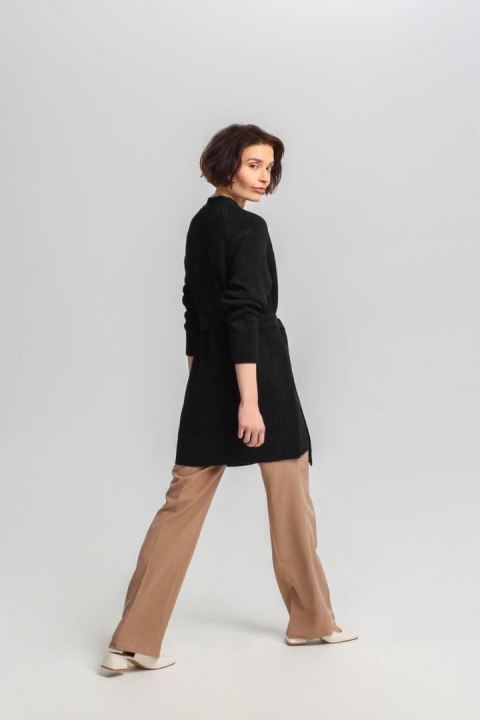 Sweter Kardigan Model SWE334 Black - MKM MKM Sweter Kardigan Model SWE334 Black - MKM MKM