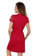 Szlafrok Damski Model Felicia Red - Donna Donna Szlafrok Damski Model Felicia Red - Donna Donna