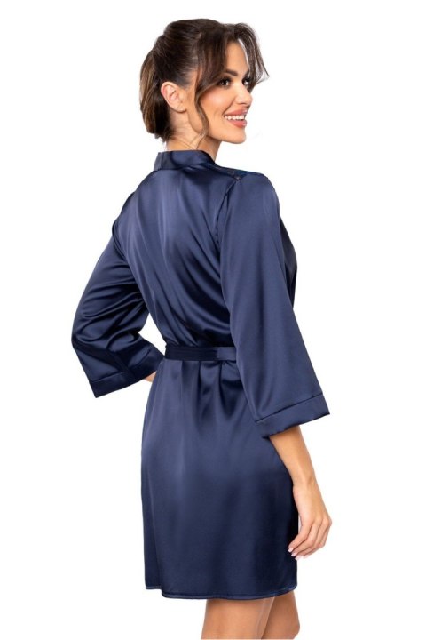 Szlafrok Damski Model Mari Navy - Donna Donna Szlafrok Damski Model Mari Navy - Donna Donna