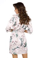 Szlafrok Damski Model Nelly Dark Beige - Donna Donna Szlafrok Damski Model Nelly Dark Beige - Donna Donna