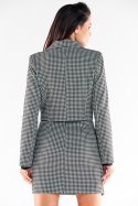 Żakiet Model A529 Houndstooth - awama Awama Żakiet Model A529 Houndstooth - awama Awama