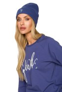 Czapka Damska Model MOE709 Indygo - Moe Moe Czapka Damska Model MOE709 Indygo - Moe Moe