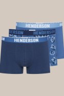 Komplet Bokserki Model Jarl 41930-MLC Jeans/Navy - Henderson Henderson Komplet Bokserki Model Jarl 41930-MLC Jeans/Navy - Henderson Henderson