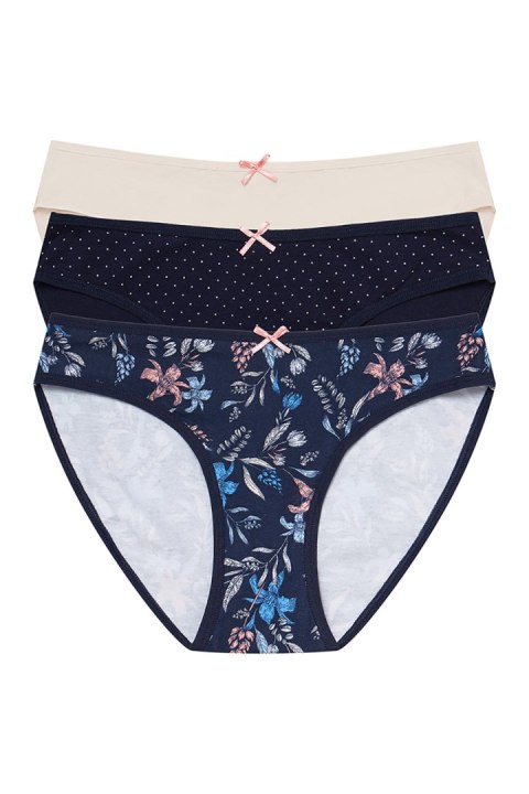 Komplet Figi Model Mimi 36508 K047 3pack Navy - Henderson Henderson Komplet Figi Model Mimi 36508 K047 3pack Navy - Henderson Henderson