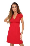 Koszulka nocna Koszulka Model Klarisa Red - Donna Donna Koszulka nocna Koszulka Model Klarisa Red - Donna Donna