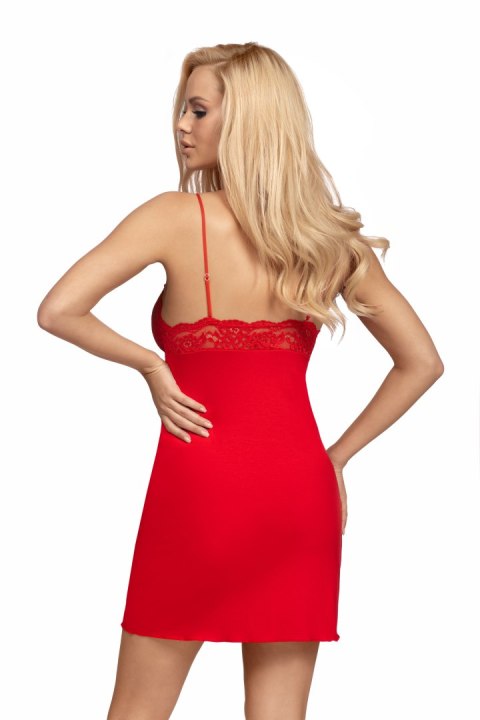 Koszulka nocna Koszulka Model Lulu Red - Donna Donna Koszulka nocna Koszulka Model Lulu Red - Donna Donna