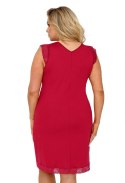 Koszulka nocna Koszulka Model Vera Plus Burgund - Donna Donna Koszulka nocna Koszulka Model Vera Plus Burgund - Donna Donna