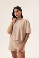 Piżama Damska Model Nilsa 42780-08X Beige - Henderson Henderson Piżama Damska Model Nilsa 42780-08X Beige - Henderson Henderson