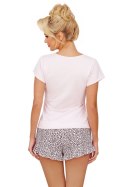 Piżama Damska Model Pantera 1/2 Pink - Donna Donna Piżama Damska Model Pantera 1/2 Pink - Donna Donna