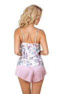 Piżama Damska Model Rosa 1/2 Powder Pink - Donna Donna Piżama Damska Model Rosa 1/2 Powder Pink - Donna Donna