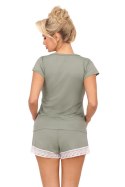 Piżama Damska Model Simply 1/2 Olive - Donna Donna Piżama Damska Model Simply 1/2 Olive - Donna Donna
