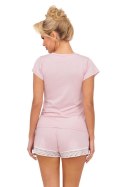 Piżama Damska Model Simply 1/2 Powder Pink - Donna Donna Piżama Damska Model Simply 1/2 Powder Pink - Donna Donna