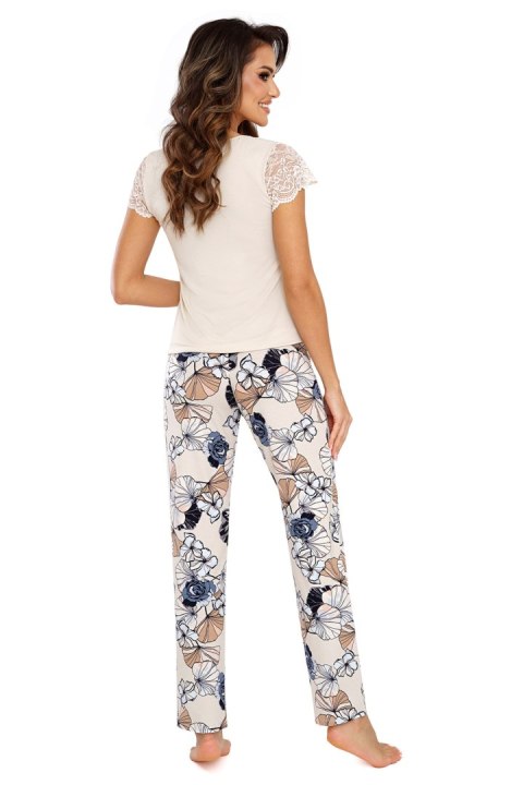Piżama Damska Model Sofia Light Beige - Donna Donna Piżama Damska Model Sofia Light Beige - Donna Donna