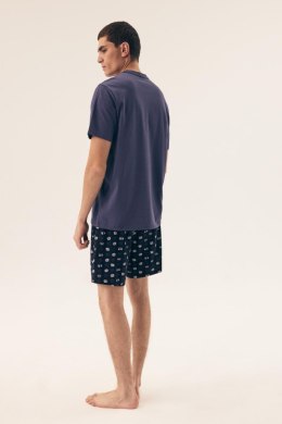 Piżama Męska Model Sake 42606 Dark Blue - Henderson Henderson