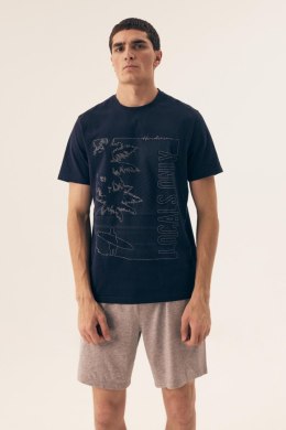 Piżama Męska Model Surf 42598-59X Navyy - Henderson Henderson