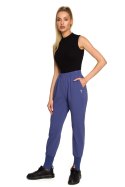 Spodnie Dresowe Model MOE692 Indygo - Moe Moe Spodnie Dresowe Model MOE692 Indygo - Moe Moe