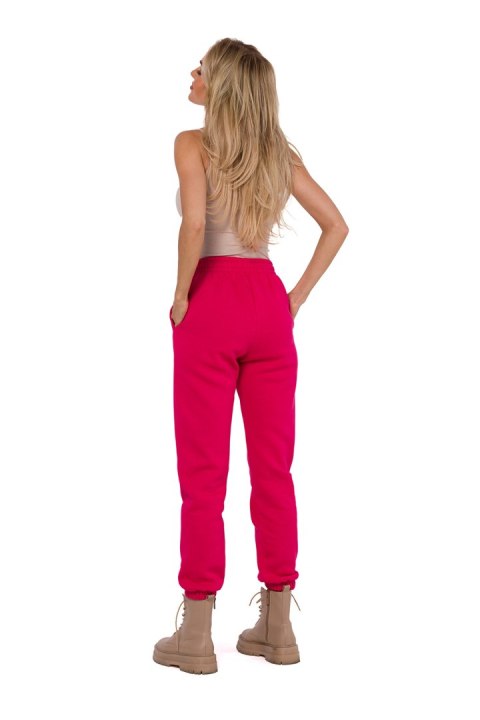 Spodnie Dresowe Model MOE760 Malina - Moe Moe Spodnie Dresowe Model MOE760 Malina - Moe Moe