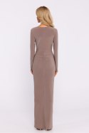 Sukienka Model MOE840 Beige - Moe Moe Sukienka Model MOE840 Beige - Moe Moe