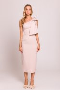 Sukienka Model MOE847 Light Beige - Moe Moe Sukienka Model MOE847 Light Beige - Moe Moe