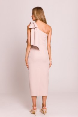 Sukienka Model MOE847 Light Beige - Moe Moe