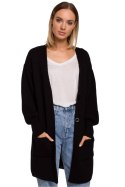 Sweter Kardigan Model MOE538 Black - Moe Moe Sweter Kardigan Model MOE538 Black - Moe Moe