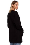 Sweter Kardigan Model MOE538 Black - Moe Moe Sweter Kardigan Model MOE538 Black - Moe Moe